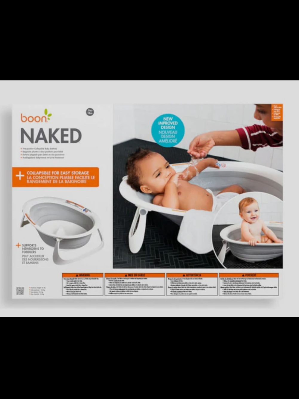 Boon Naked Infant Bath Tub - White
